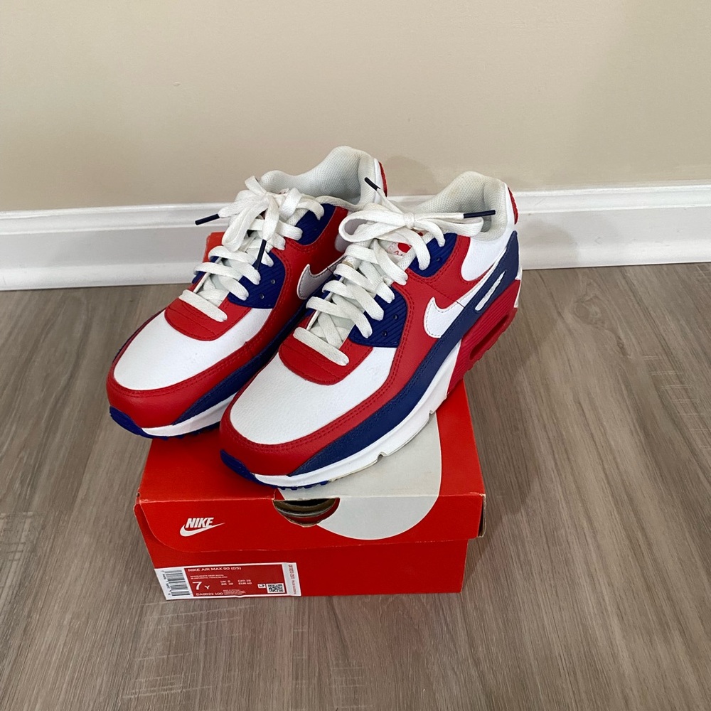 Air Max 90 Leather GS 'USA'
